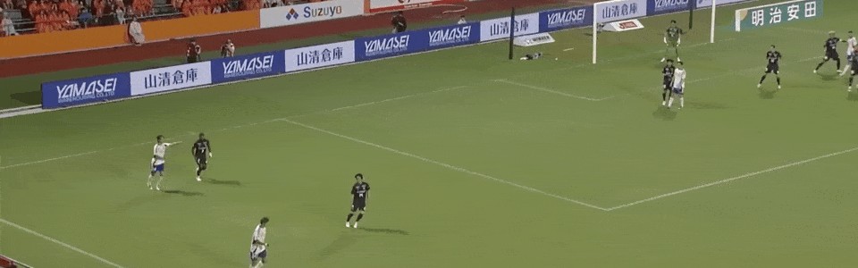 日职联半场：大卫、角田涼太朗破门，横滨水手2-0清水心跳